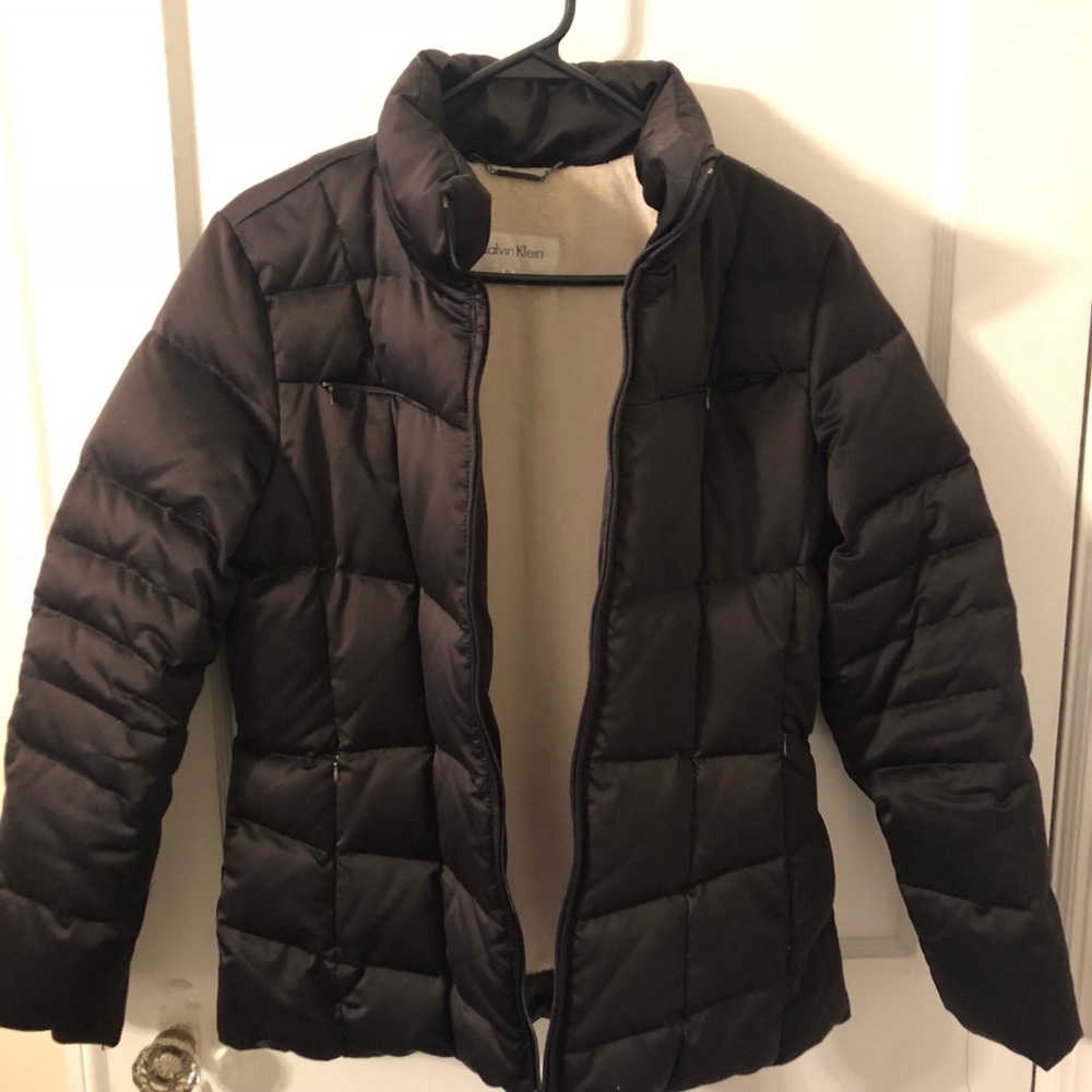 Woman’s Calvin Klein Black Puffer Jacket